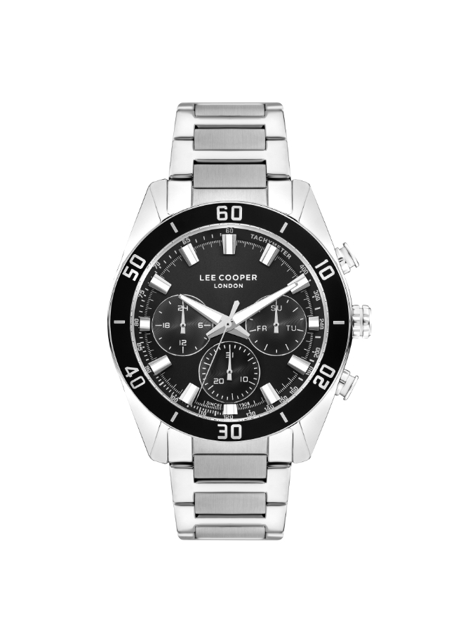 Lee Cooper Multi Function Black Dial Watch LC07948.350 For Men