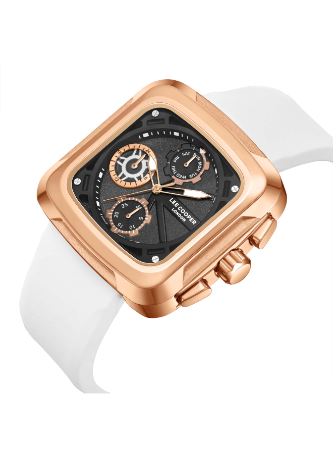 Lee Cooper Multi Function Black Dial Watch LC08012.453 For Men