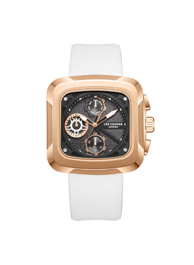 Lee Cooper Multi Function Black Dial Watch LC08012.453 For Men