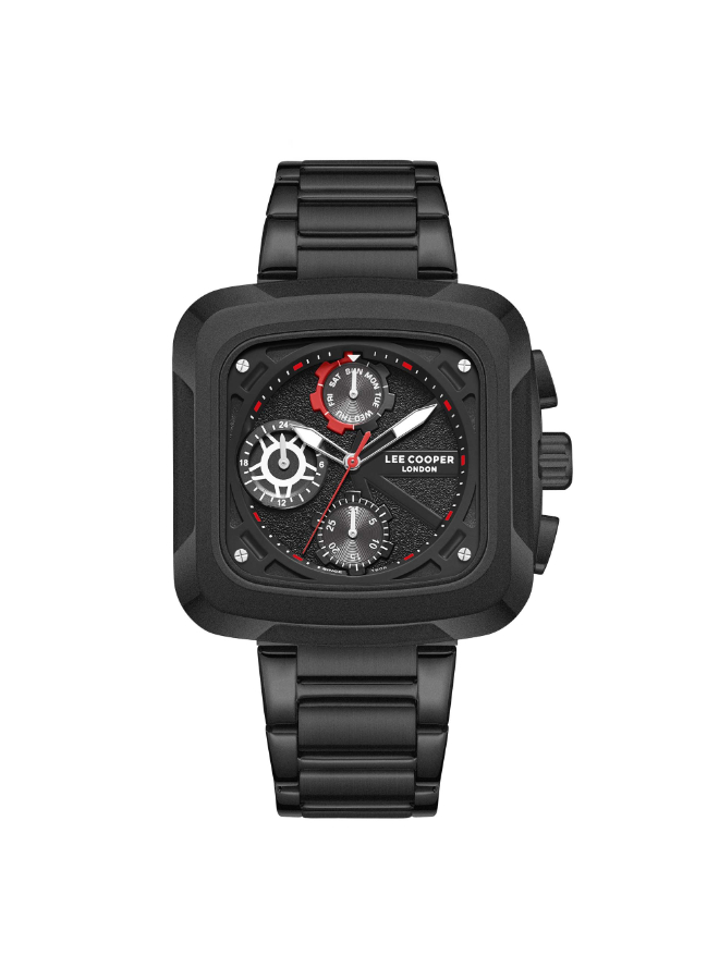 Lee Cooper Multi Function Black Dial Watch LC08013.650 For Men