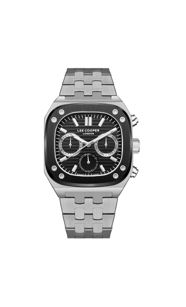 Lee Cooper Multi-Function Black Dial Watch LC08023.350 For Men