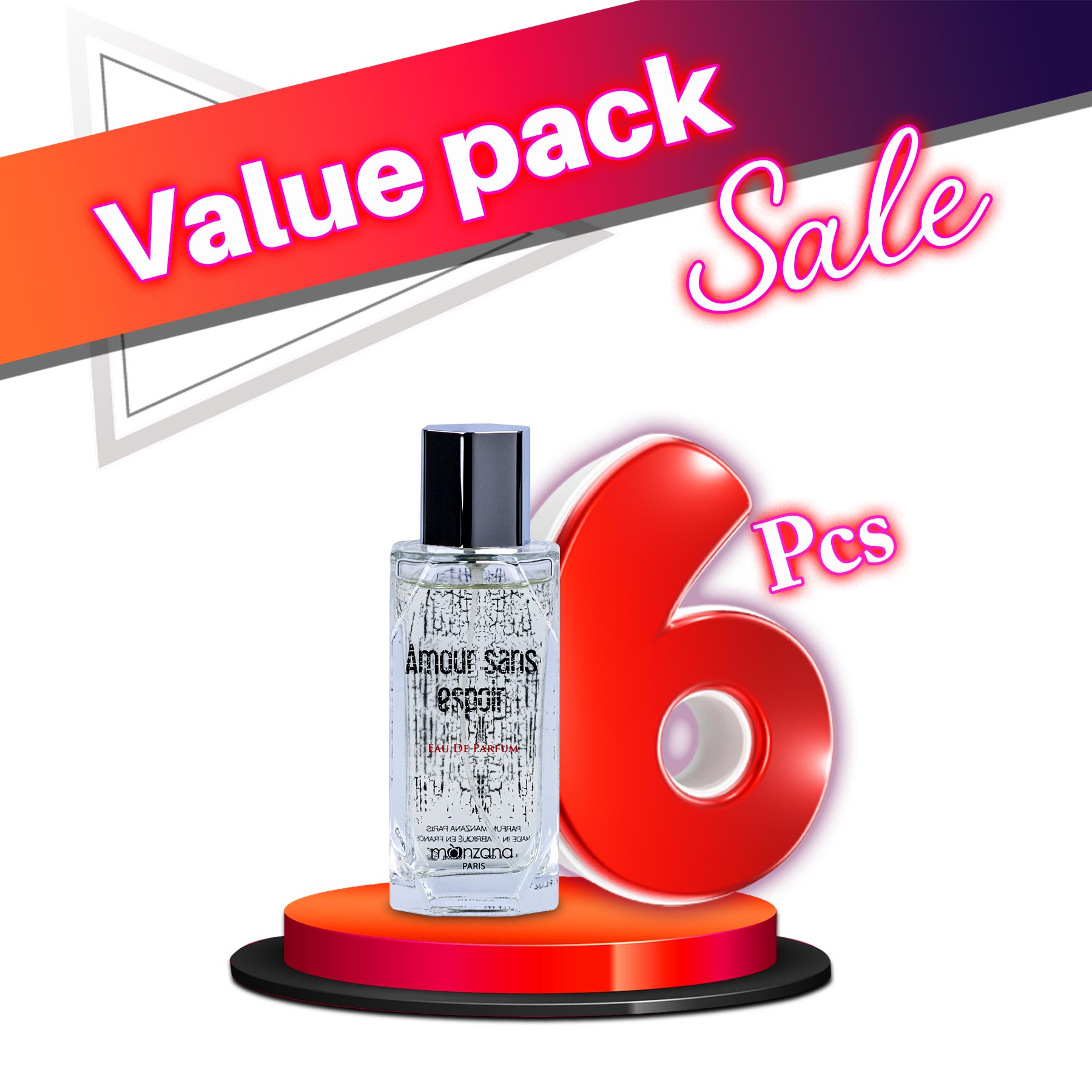 Manzana Amour Sans Espoir Hair Mist For Women 50ML - Value Pack