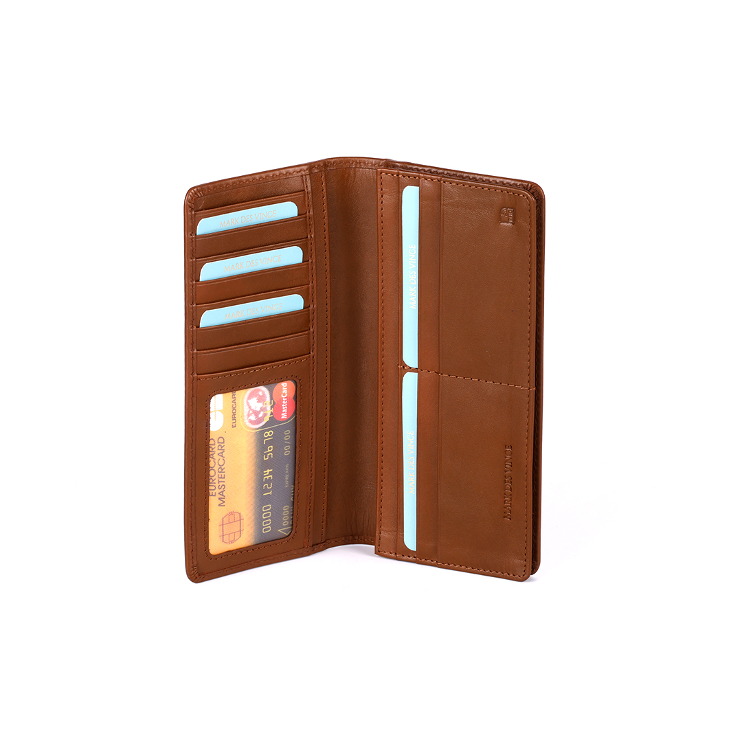 Mark Des Vince Wallet 1936 Tan
