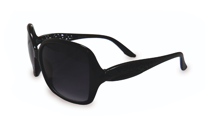 Niccini Ladies Black Sunglasses 