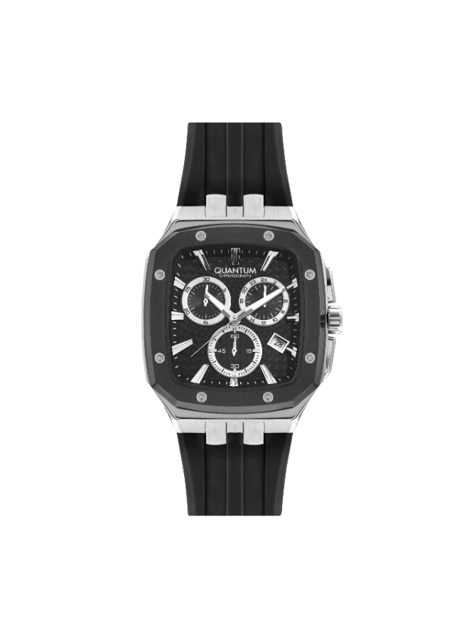 Quantum Chronograph Black Dial Watch HNG1033.351 For Men