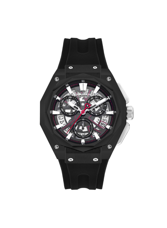 Quantum Chronograph Black Dial Watch HNG1097.651 For Men