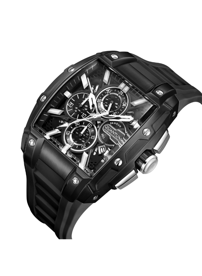 Quantum Chronograph Black Dial Watch HNG1161.051 For Men