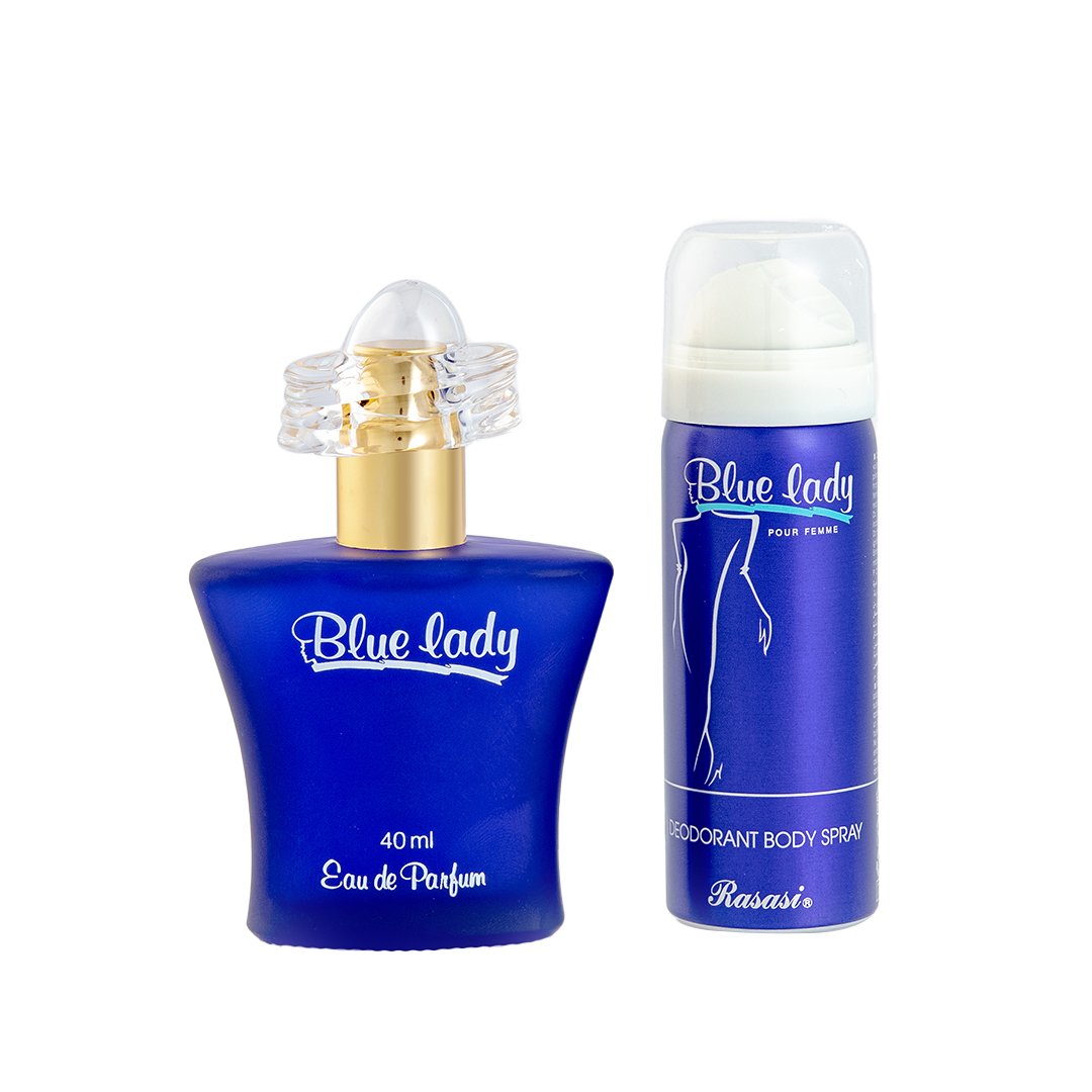 Rasasi Blue Lady EDP For Women 40ML Set