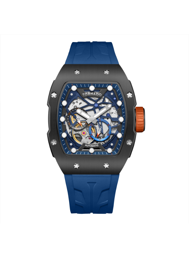 Tornado Autonova Automatic Dark Blue Dial Watch T24302 XSNN For Men