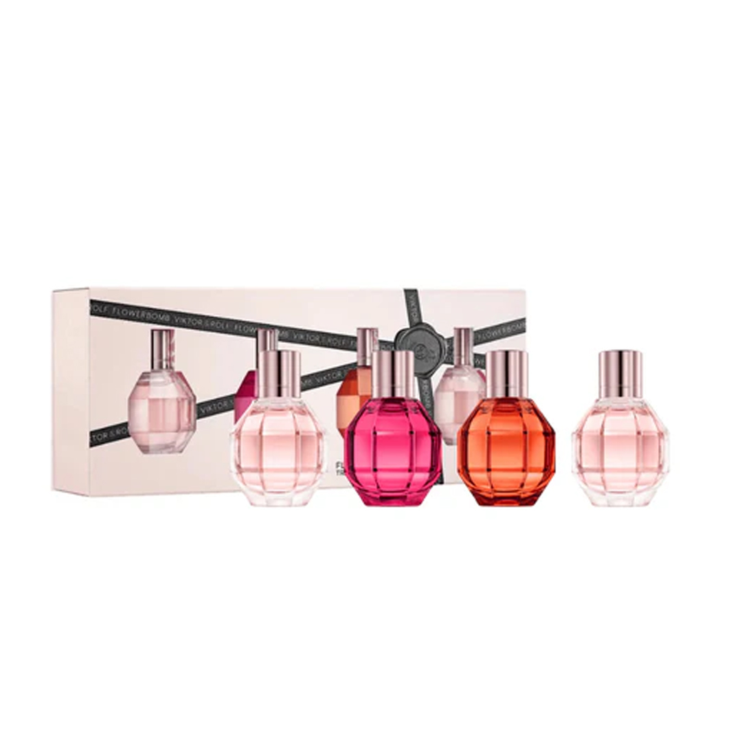 Viktor&Rolf Flower Bomb Collection EDP For Women 4Pcs × 7ML Mini Set